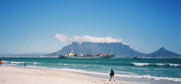 Sealand Express further out in the bay